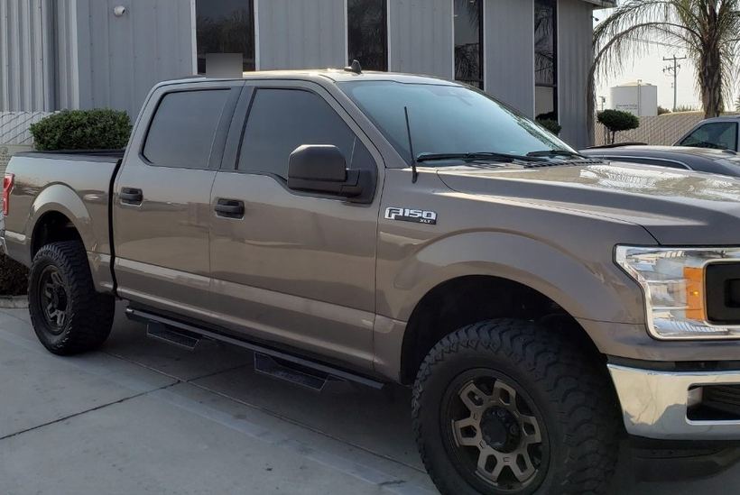 Ford F-150 with a full ceramic tint